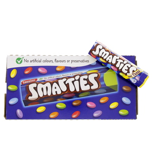 Nestle Smarties Chocolate 38g Hexatube