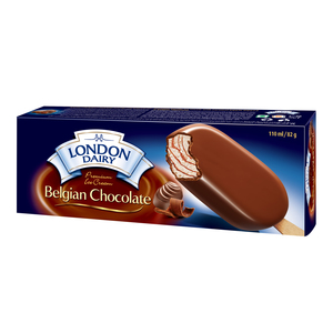 London Dairy Belgian Chocolate Ice Cream Stick 110ml