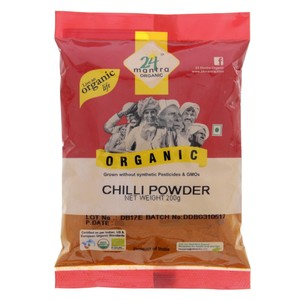 24 Mantra Organic Chili Powder 200g