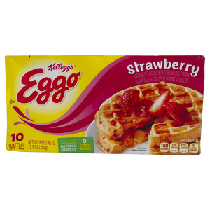 Kellogg's Eggo Strawberry Waffles 350g