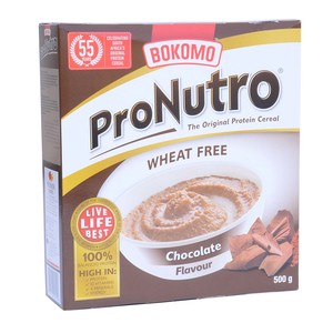 Bokomo ProNutro Chocolate Cereal Wheat Free 500g