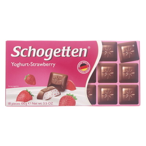 Schogetten Yoghurt Strawberry Chocolate 100g