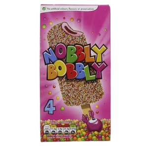 Nestle Kids Nobbly Bobbly Ice Cream Bar 70ml x 4 Pieces