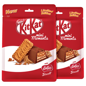 Kit Kat Mini Moments With Lotus Biscoff 2 x 122.5g