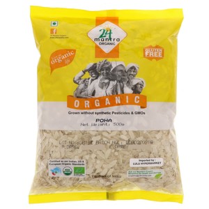 24 Mantra Organic Poha 500g