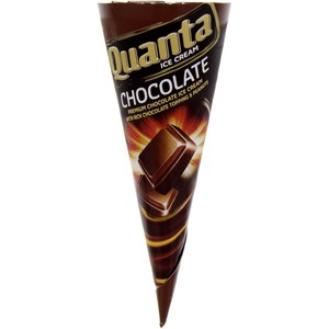 Quanta Chocolate Ice Cream Cone 120ml