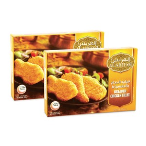 Al Areesh Breaded Chicken Fillet 330g x2pcs