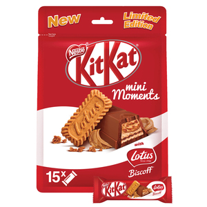 Kitkat Mini Moments with Lotus Biscoff Chocolate 262.5g