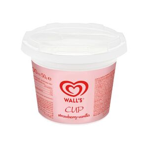 Wall's Ice Cream Cup Strawberry Vanilla 100ml