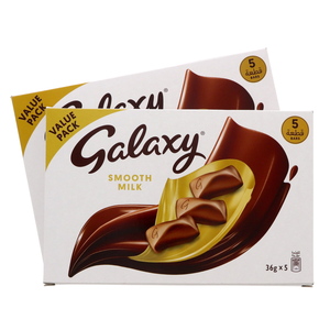 Galaxy Smooth Milk Chocolate 2 x 180g