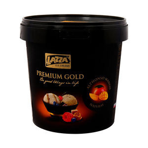 Lazza Ice Cream Natural Alphonso Mango 1Litre