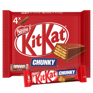 Nestle Kitkat Chunky Chocolate Wafer 4 x 40g