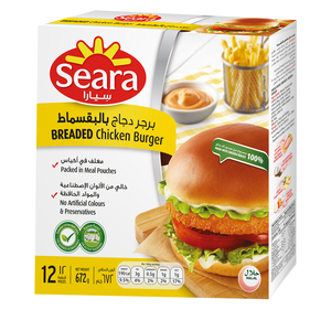 Seara Breaded Chicken Burger 672g