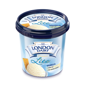 London Dairy Lite Vanilla Ice Cream 125ml