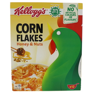 Kellogg's Corn Flakes Honey & Nuts 375g