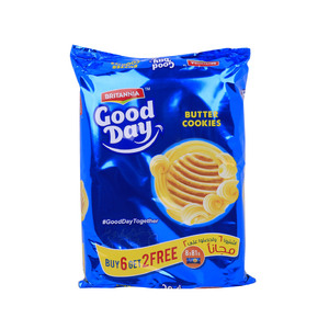 Britannia Good Day Butter Cookies 8 x 81g