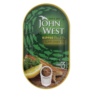 John West Kipper Fillets In Sunflower Oil 160g